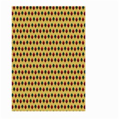 Points Cells Paint Texture Plaid Triangle Polka Large Garden Flag (two Sides) by Mariart