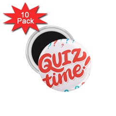 Question Mark Quiz Time 1 75  Magnets (10 Pack)  by Mariart