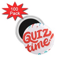 Question Mark Quiz Time 1 75  Magnets (100 Pack)  by Mariart