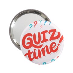 Question Mark Quiz Time 2 25  Handbag Mirrors by Mariart