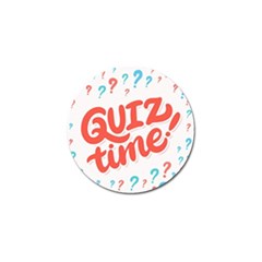 Question Mark Quiz Time Golf Ball Marker by Mariart