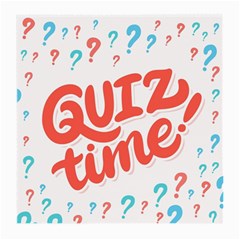 Question Mark Quiz Time Medium Glasses Cloth by Mariart