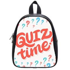 Question Mark Quiz Time School Bags (small) 