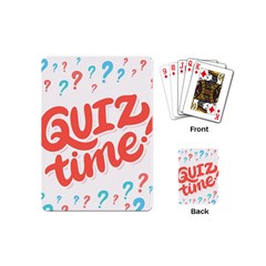 Question Mark Quiz Time Playing Cards (mini) 