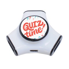 Question Mark Quiz Time 3-port Usb Hub by Mariart