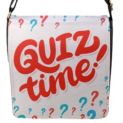 Question Mark Quiz Time Flap Messenger Bag (s) by Mariart