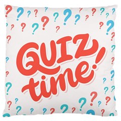 Question Mark Quiz Time Standard Flano Cushion Case (two Sides) by Mariart