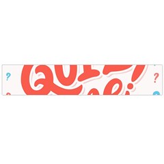 Question Mark Quiz Time Flano Scarf (large) by Mariart