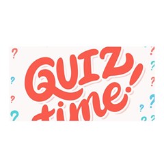 Question Mark Quiz Time Satin Wrap by Mariart