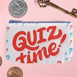 Question Mark Quiz Time Large Coin Purse Front