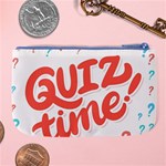 Question Mark Quiz Time Large Coin Purse Back