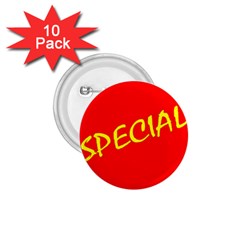 Special Sale Spot Red Yellow Polka 1 75  Buttons (10 Pack) by Mariart