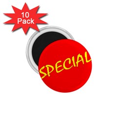 Special Sale Spot Red Yellow Polka 1 75  Magnets (10 Pack)  by Mariart