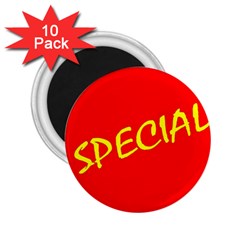 Special Sale Spot Red Yellow Polka 2 25  Magnets (10 Pack)  by Mariart