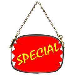 Special Sale Spot Red Yellow Polka Chain Purses (one Side) 