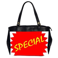 Special Sale Spot Red Yellow Polka Office Handbags (2 Sides) 