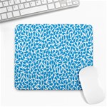 Pattern Blue Large Mousepads Front