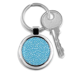 Pattern Blue Key Chains (round)  by Mariart