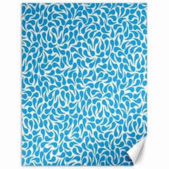 Pattern Blue Canvas 12  X 16  