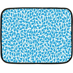 Pattern Blue Fleece Blanket (mini)