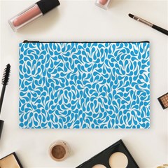 Pattern Blue Cosmetic Bag (large) 