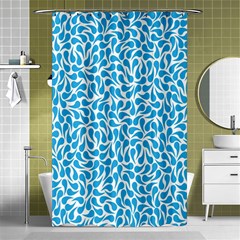 Pattern Blue Shower Curtain 48  X 72  (small) 