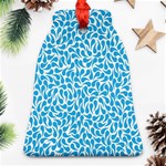 Pattern Blue Bell Ornament (Two Sides) Front