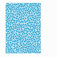 Pattern Blue Large Garden Flag (two Sides) by Mariart