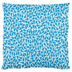 Pattern Blue Large Cushion Case (one Side)