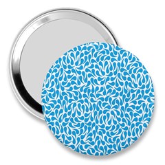 Pattern Blue 3  Handbag Mirrors