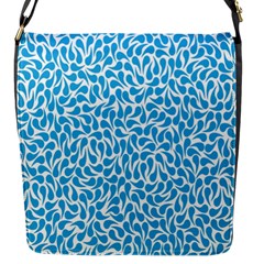 Pattern Blue Flap Messenger Bag (s)