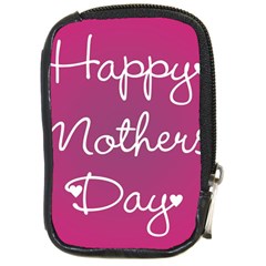 Valentine Happy Mothers Day Pink Heart Love Compact Camera Cases