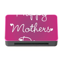 Valentine Happy Mothers Day Pink Heart Love Memory Card Reader With Cf