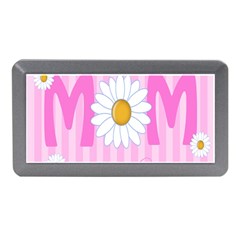 Valentine Happy Mothers Day Pink Heart Love Sunflower Flower Memory Card Reader (mini) by Mariart