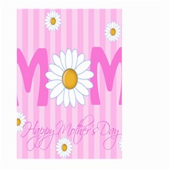 Valentine Happy Mothers Day Pink Heart Love Sunflower Flower Large Garden Flag (two Sides) by Mariart