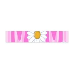 Valentine Happy Mothers Day Pink Heart Love Sunflower Flower Flano Scarf (mini) by Mariart