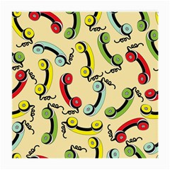 Telephone Cable Green Nyellow Red Blue Medium Glasses Cloth (2-side) by Mariart