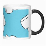 Roller Tissue White Blue Restroom Morph Mugs Right