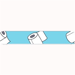 Roller Tissue White Blue Restroom Small Bar Mats by Mariart