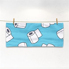 Roller Tissue White Blue Restroom Cosmetic Storage Cases