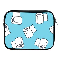 Roller Tissue White Blue Restroom Apple Ipad 2/3/4 Zipper Cases by Mariart