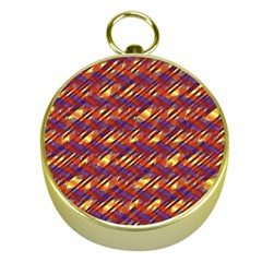 Linje Chevron Blue Yellow Brown Gold Compasses by Mariart