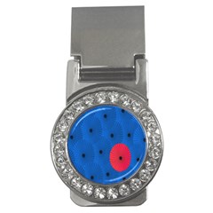 Pink Umbrella Red Blue Money Clips (cz) 