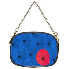 Pink Umbrella Red Blue Chain Purses (two Sides)  by Mariart