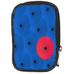 Pink Umbrella Red Blue Compact Camera Cases Front