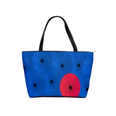 Pink Umbrella Red Blue Shoulder Handbags