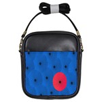 Pink Umbrella Red Blue Girls Sling Bags Front