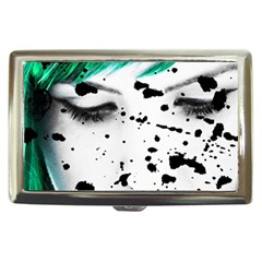 Beauty Woman Close Up Artistic Portrait Cigarette Money Cases by dflcprints