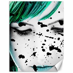 Beauty Woman Close Up Artistic Portrait Canvas 12  X 16   by dflcprints