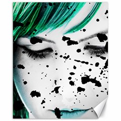 Beauty Woman Close Up Artistic Portrait Canvas 16  X 20   by dflcprints